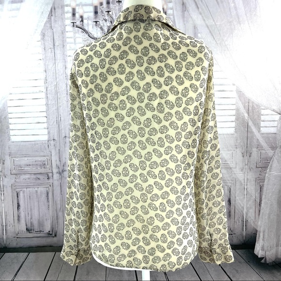 Zara Skull Long Sleeve Button Up - Picture 2 of 6